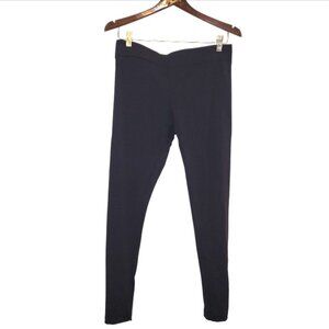 Willow & Clay Basic Black Minimalist Stretchy Leggings Pants - Medium